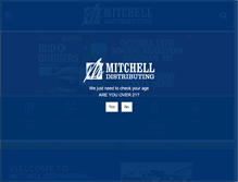 Tablet Screenshot of mitchelldistributing.com